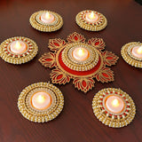 Embellished Lotus Rangoli