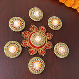 Embellished Lotus Rangoli