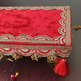 Velvet Puja Chowki